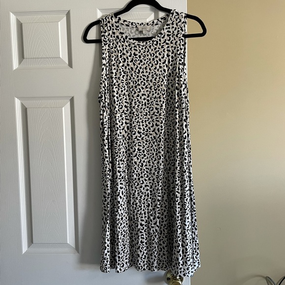 LOFT Dresses & Skirts - LOFT Cheetah Leopard Swing Tank Dress